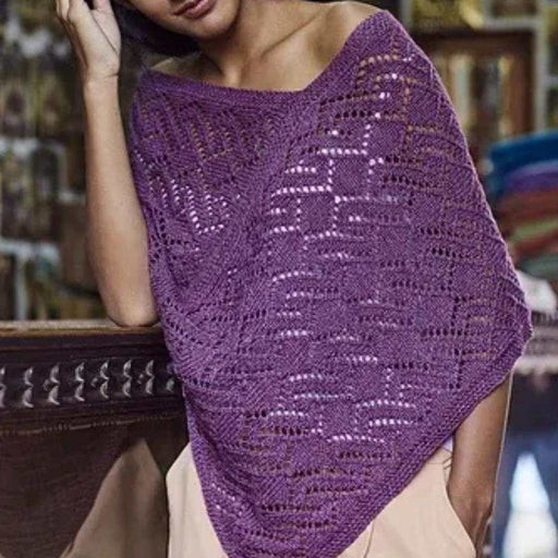 Awaq Poncho Knitting Pattern-Needlecraft Patterns-Wentworth Distributors-Printed Pattern – Posted-Wild & Woolly Yarns