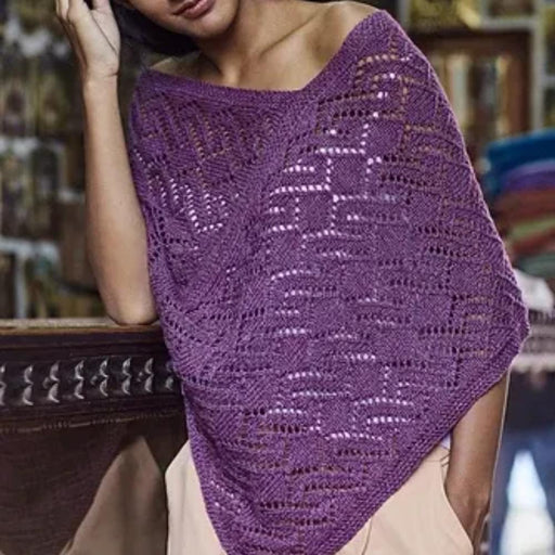Awaq Poncho Knitting Pattern-Needlecraft Patterns-Wild and Woolly Yarns