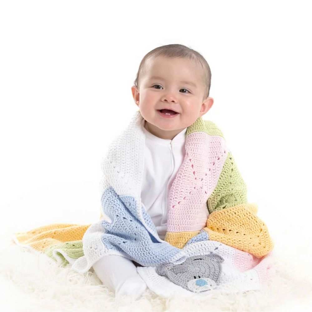 Baby Blanket Crochet Pattern (DMF15285L2)-Needlecraft Patterns-CraftCo-Wild & Woolly Yarns