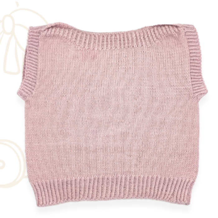 Baby Envelope Neck Top & Beanie Knitting Pattern (CRU2416)-Needlecraft Patterns-Crucci-Printed-Wild & Woolly Yarns