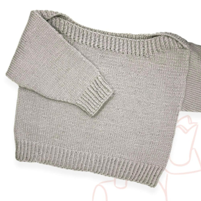Baby Envelope Neck Top & Beanie Knitting Pattern (CRU2416)-Needlecraft Patterns-Crucci-Printed-Wild & Woolly Yarns