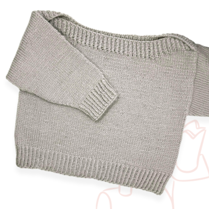 Baby Envelope Neck Top & Beanie Knitting Pattern (CRU2416)-Needlecraft Patterns-Crucci-Printed-Wild & Woolly Yarns