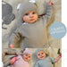 Baby Envelope Neck Top & Beanie Knitting Pattern (CRU2416)-Needlecraft Patterns-Crucci-Printed Pattern – Posted-Wild & Woolly Yarns
