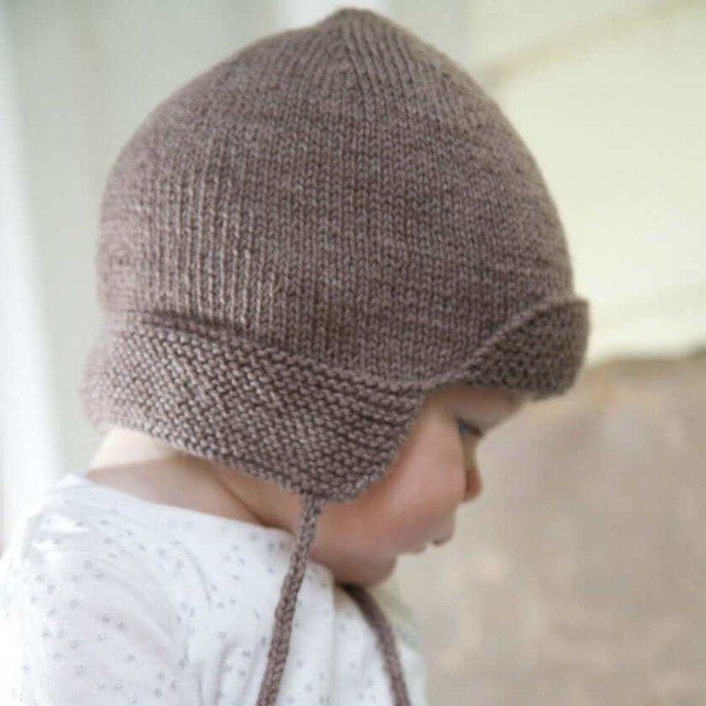 Baby Hunter Hat Knitting Pattern - 4Ply (BC47)-Needlecraft Patterns-Lisa F Design-Wild & Woolly Yarns