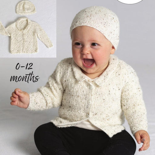 Baby Jacket and Beanie Knitting Pattern (AP1321)-Needlecraft Patterns-Alpaca Yarns-Printed-Wild & Woolly Yarns