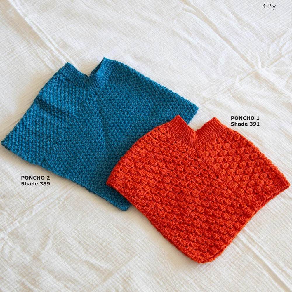 Baby Poncho Knitting Pattern (K509)