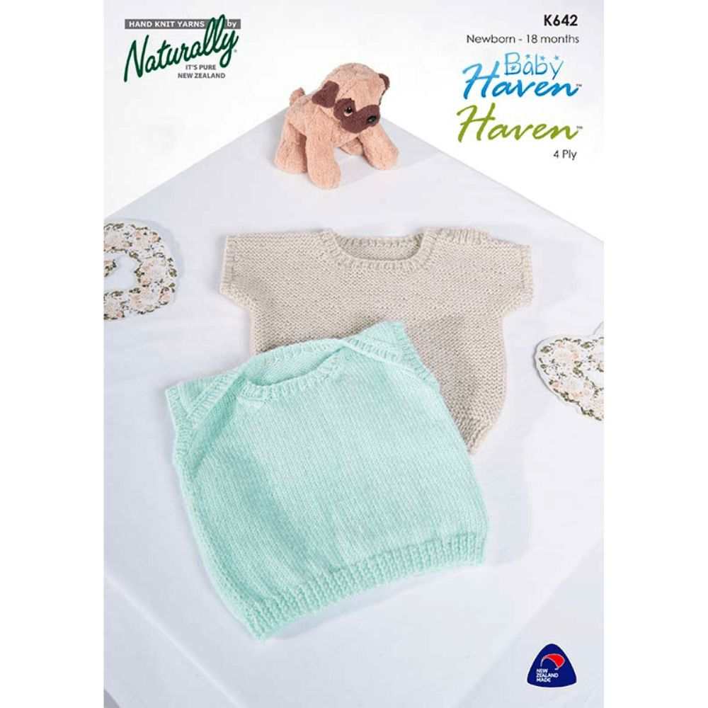 Baby Singlets Knitting Pattern (K642)-Needlecraft Patterns-Wentworth Distributors-Printed Pattern – Posted-Wild & Woolly Yarns