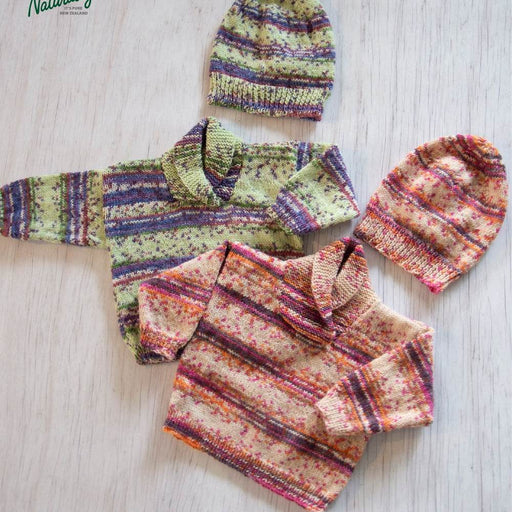 Baby Sweater & Hat Set Knitting Pattern (K3081)-Needlecraft Patterns-Wentworth Distributors-Printed Pattern – Posted-Wild & Woolly Yarns