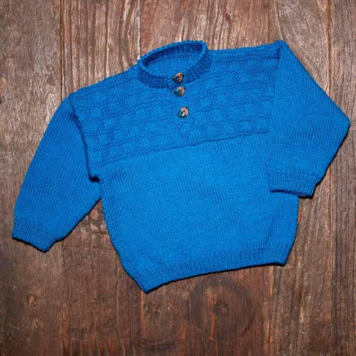 Baby Sweater Knitting Pattern (K462)-Needlecraft Patterns-Wentworth Distributors-Printed-Wild & Woolly Yarns