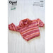 Baby & Toddler Sweater Knitting Pattern (K3024)-Needlecraft Patterns-Wentworth Distributors-Printed-Wild & Woolly Yarns