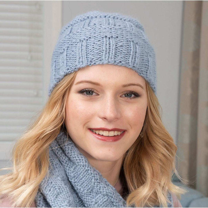 Beanie & Cowl Knitting Pattern (N1594)-Pattern-Wild and Woolly Yarns