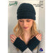 Beanie & Fingerless Mittens Knitting Pattern (N1757)-Needlecraft Patterns-Wentworth Distributors-Printed-Wild & Woolly Yarns