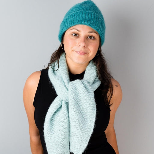 Beanie & Scarf Knitting Pattern – AP3301-Needlecraft Patterns-Alpaca Yarns-Printed-Wild & Woolly Yarns