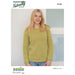 Beginner Top-Down Jumper Knitting Pattern (N1642)-Needlecraft Patterns-Wentworth Distributors-Printed Pattern – Posted-Wild & Woolly Yarns