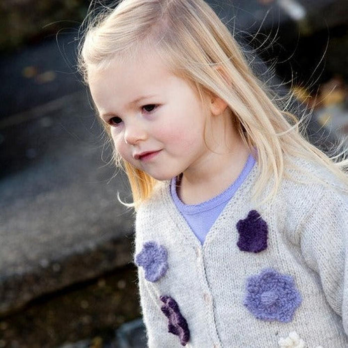 Berry Crumble Cardigan Knitting Pattern - 8Ply (LF10)-Needlecraft Patterns-Lisa F Design-Wild & Woolly Yarns