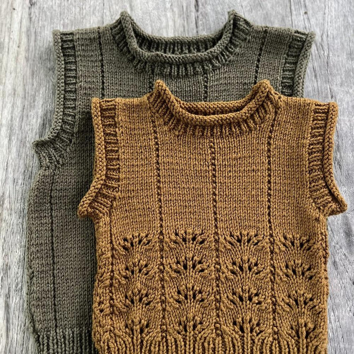Billie Vest Knitting Pattern - 8Ply-Needlecraft Patterns-Kiwi Stitch & Knit Co-Printed-Wild & Woolly Yarns