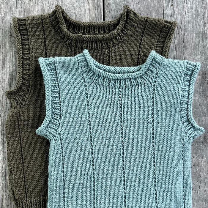 Billie Vest Knitting Pattern - 8Ply-Needlecraft Patterns-Kiwi Stitch & Knit Co-Printed-Wild & Woolly Yarns