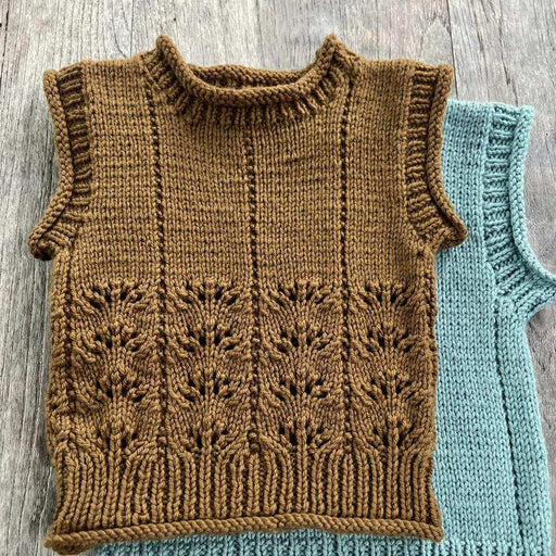 Billie Vest Knitting Pattern - 8Ply-Needlecraft Patterns-Kiwi Stitch & Knit Co-Printed Pattern – Posted-Wild & Woolly Yarns