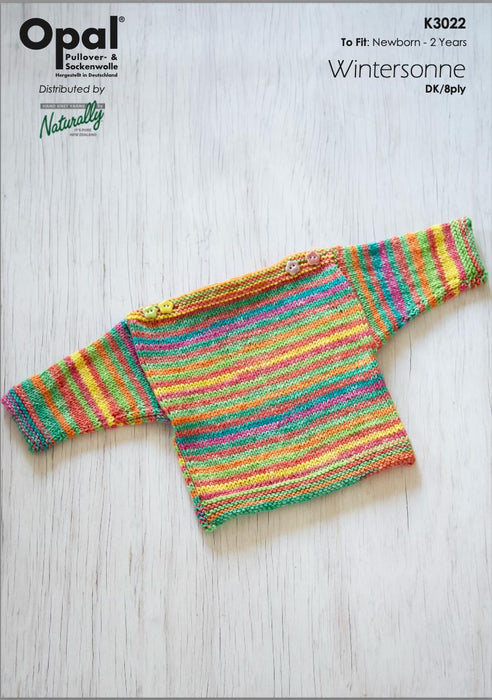 Boat Neck Jumper Knitting Pattern (K3022)