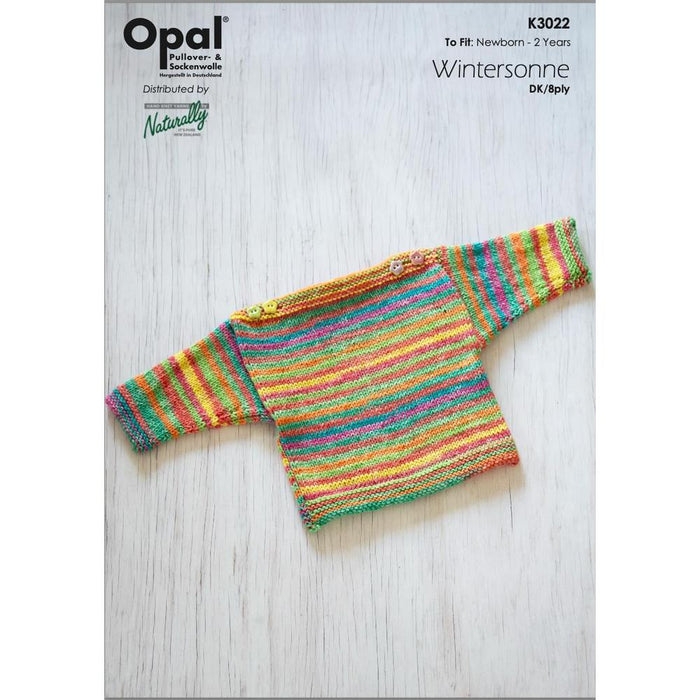 Boat Neck Jumper Knitting Pattern (K3022)-Needlecraft Patterns-Wentworth Distributors-Printed-Wild & Woolly Yarns