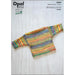 Boat Neck Jumper Knitting Pattern (K3022)-Needlecraft Patterns-Wentworth Distributors-Printed-Wild & Woolly Yarns