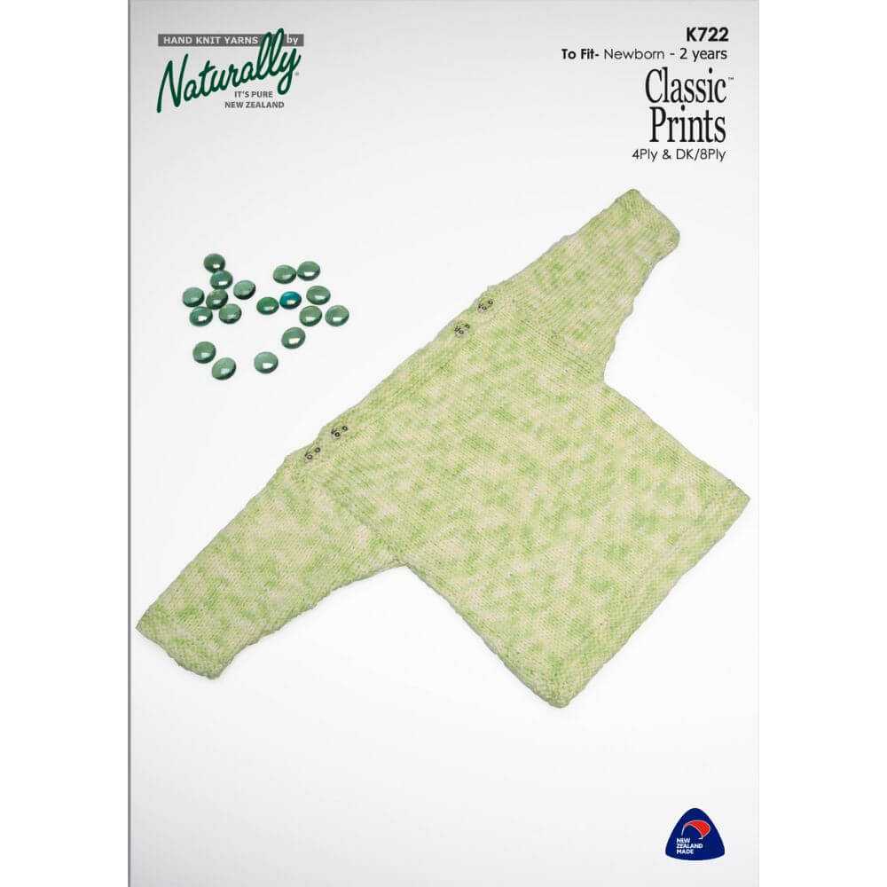 Boat Neck Jumper Knitting Pattern (K722)-Needlecraft Patterns-Wentworth Distributors-Printed Pattern – Posted-Wild & Woolly Yarns