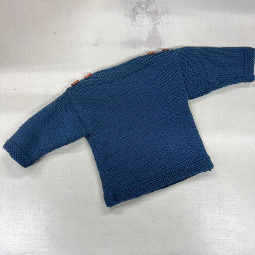 Boat Neck Jumper Knitting Pattern (K722)-Pattern-Wild and Woolly Yarns