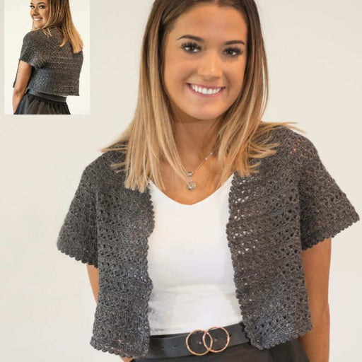 Bolero Crochet Pattern (AP2432)-Needlecraft Patterns-Alpaca Yarns-Printed Pattern – Posted-Wild & Woolly Yarns