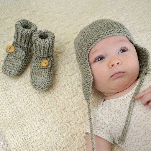Brayden Hat & Boots Knitting Pattern - 8Ply (BC69)-Pattern-Wild and Woolly Yarns