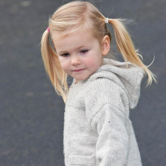 Bubblegum Hoodie Knitting Pattern - 8Ply (LF05)-Needlecraft Patterns-Lisa F Design-Wild & Woolly Yarns