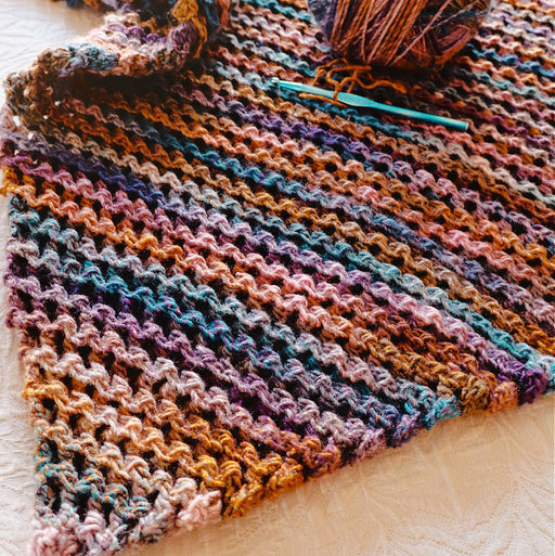 C2C Zigzag Waffle Blanket Crochet Pattern (HDP206)-Needlecraft Patterns-HD Publishing-Wild & Woolly Yarns