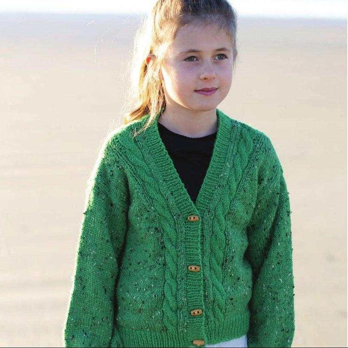 Cable Cardigan Knitting Pattern (AP1224)-Needlecraft Patterns-Alpaca Yarns-Printed Pattern – Posted-Wild & Woolly Yarns