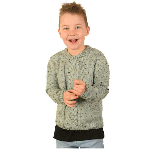 Cable Sweater Knitting Pattern (AP1219)-Needlecraft Patterns-Alpaca Yarns-Printed-Wild & Woolly Yarns