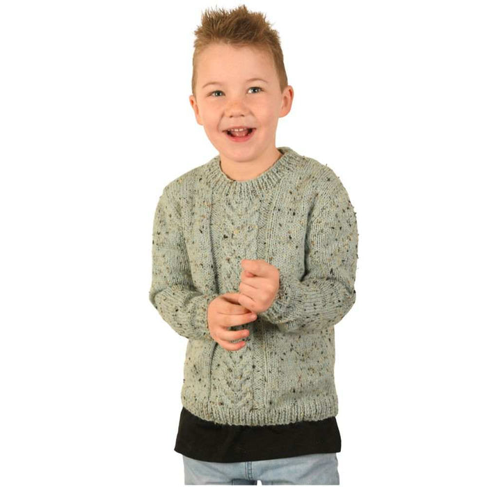 Cable Sweater Knitting Pattern (AP1219)-Needlecraft Patterns-Alpaca Yarns-Printed-Wild & Woolly Yarns