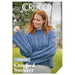 Cable Sweater Knitting Pattern (CRU2501)-Needlecraft Patterns-Crucci-Printed-Wild & Woolly Yarns