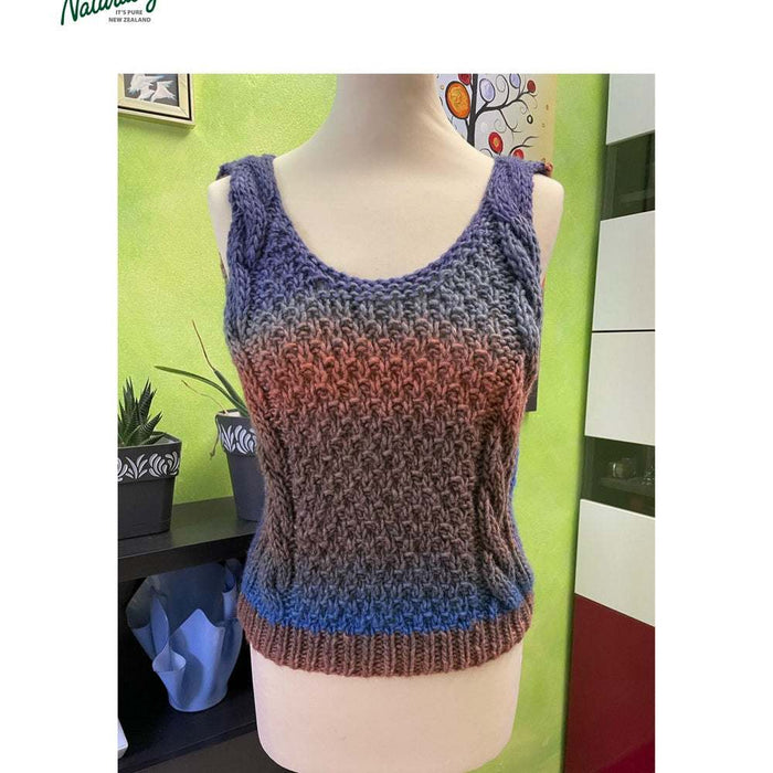 Cable Vest Knitting Pattern (N1777)-Needlecraft Patterns-Wentworth Distributors-Printed Pattern – Posted-Wild & Woolly Yarns
