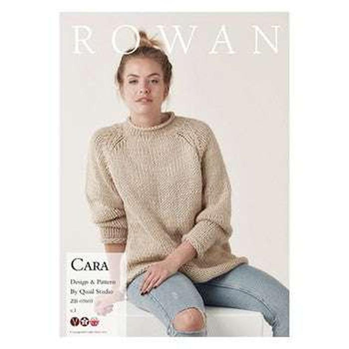 Cara Big Wool Raglan Sleeve Jumper Knitting Pattern-Needlecraft Patterns-Trendy Trims-Wild & Woolly Yarns