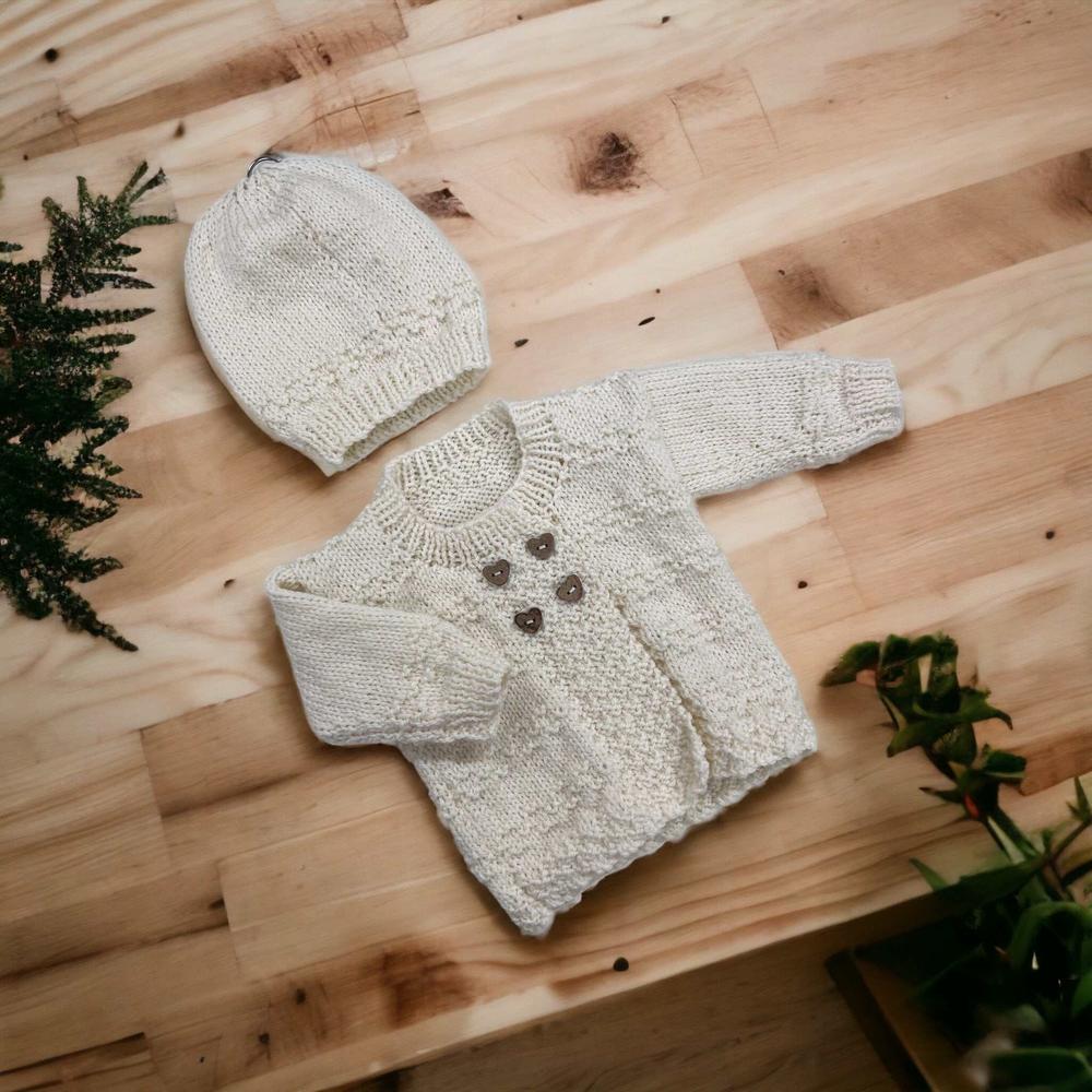 Cardigan & Hat Knitting Pattern (K367)-Needlecraft Patterns-Wentworth Distributors-Printed Pattern – Posted-Wild & Woolly Yarns