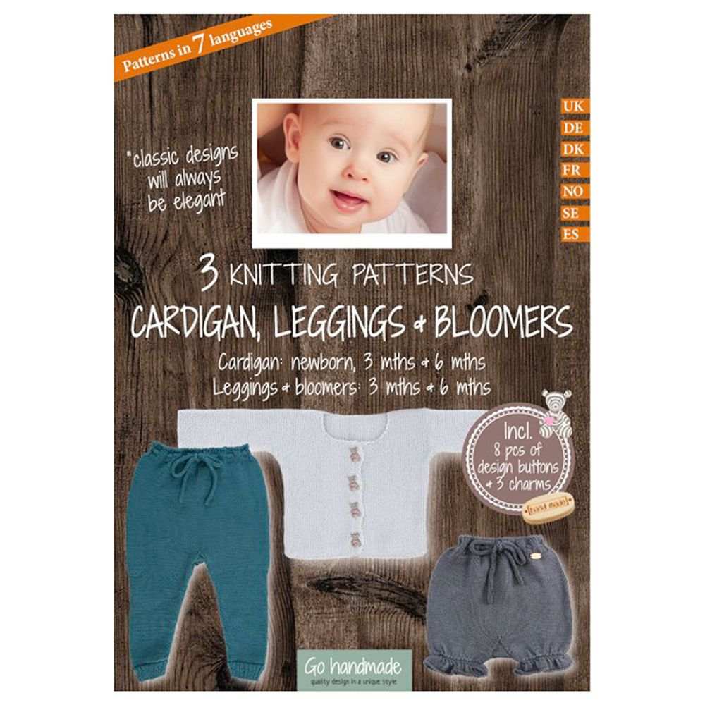 Cardigan, Leggings & Bloomers Vintage Pattern Pack-Needlecraft Patterns-Birch Creative-Wild & Woolly Yarns