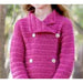 Cardigan/Coat Crochet Pattern (AE - 8012)-Needlecraft Patterns-African Expressions-Wild & Woolly Yarns