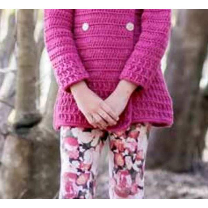 Cardigan/Coat Crochet Pattern (AE - 8012)-Needlecraft Patterns-African Expressions-Wild & Woolly Yarns
