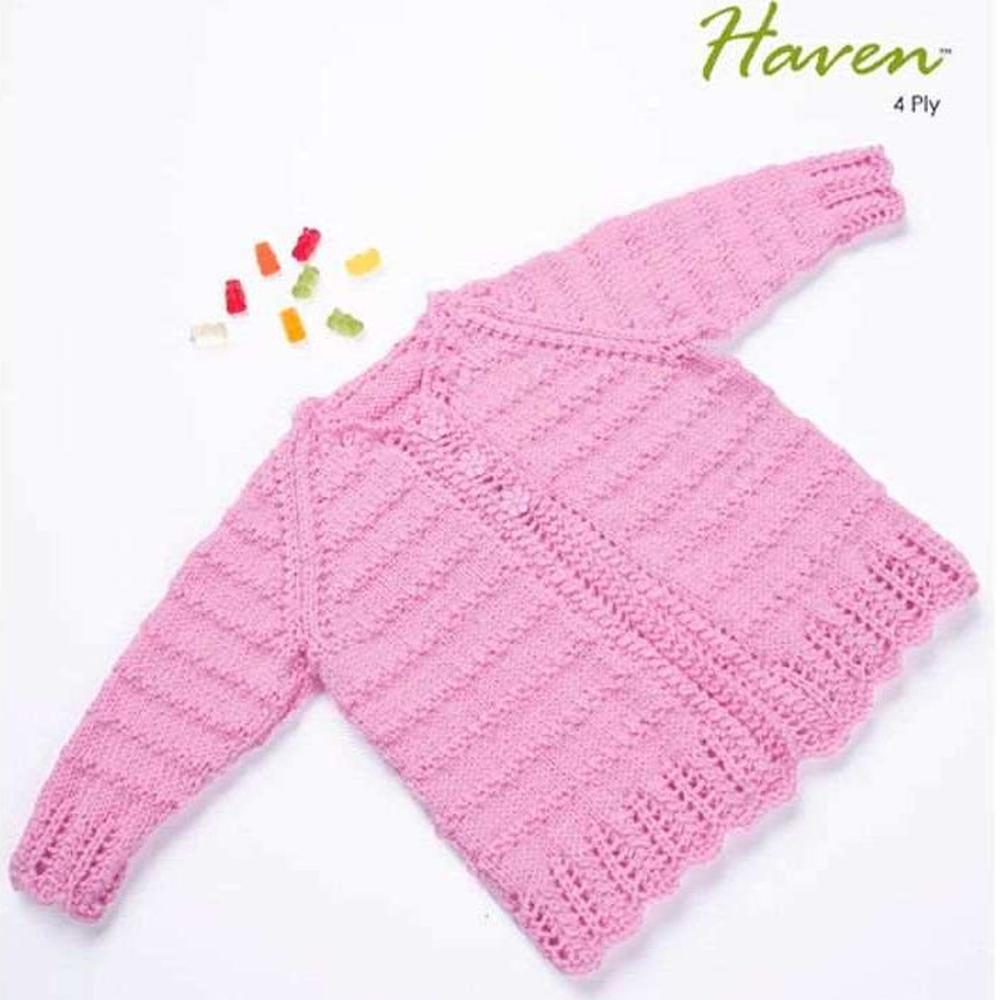 Cardy with Lace Edging Knitting Pattern (K657)-Needlecraft Patterns-Wentworth Distributors-Printed Pattern – Posted-Wild & Woolly Yarns