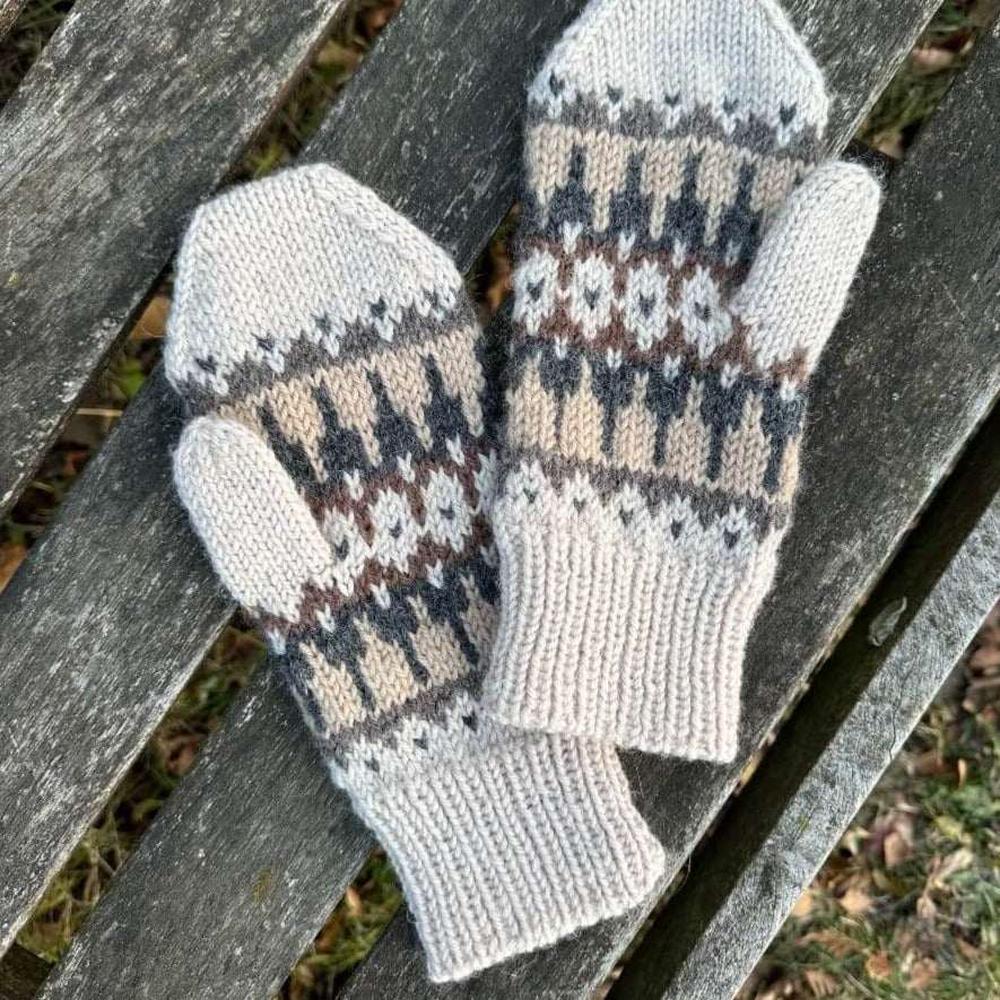 Celeste Mittens Knitting Pattern - PetiteKnit-Needlecraft Patterns-PetiteKnit-Wild & Woolly Yarns