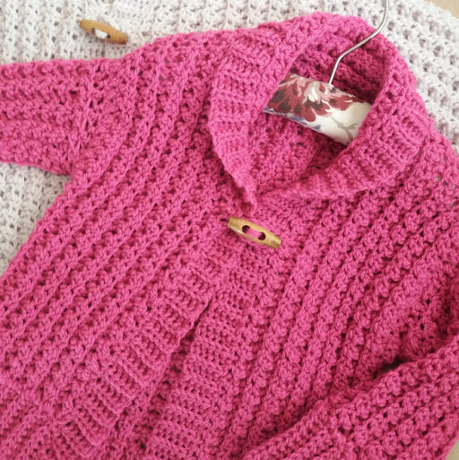 Charlie Girl Cardigan Crochet Pattern-Needlecraft Patterns-HD Publishing-Wild & Woolly Yarns