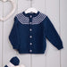 Childrens Cardigan with Yoke Knitting Pattern (P1218)-Pattern-Wild and Woolly Yarns