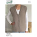Classic Buttoned V-Neck Vest Knitting Pattern (N1794)-Needlecraft Patterns-Wentworth Distributors-Printed-Wild & Woolly Yarns