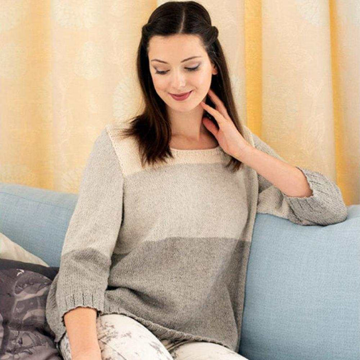 Classic Sweater Knitting Pattern (N1501)**-Needlecraft Patterns-Wentworth Distributors-Printed Pattern – Posted-Wild & Woolly Yarns