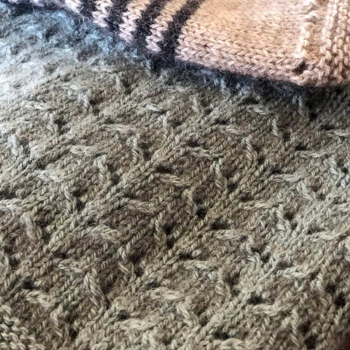 Claudine Wrap Knitting Pattern - 8Ply (HC39)-Pattern-Wild and Woolly Yarns