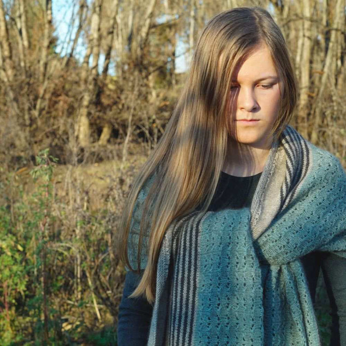 Claudine Wrap Knitting Pattern - 8Ply (HC39)-Pattern-Wild and Woolly Yarns