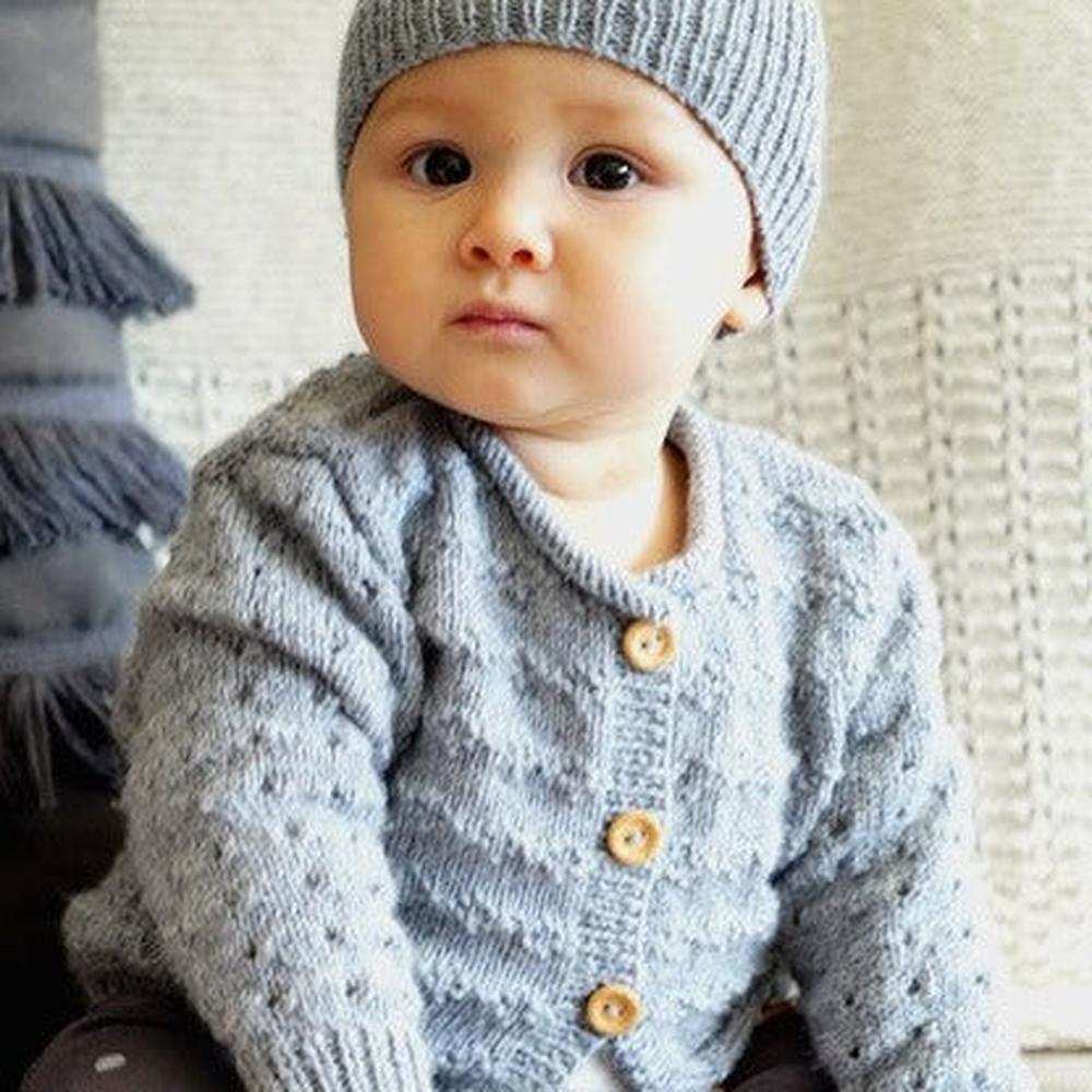 Clementina Cardi and Hat Knitting Pattern - 4Ply (BC82)-Needlecraft Patterns-Lisa F Design-Wild & Woolly Yarns